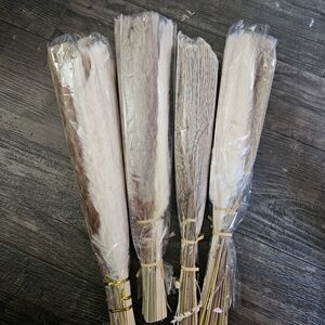 Natural Pampas Grass Stems Bundle - Cream and Light Brown
